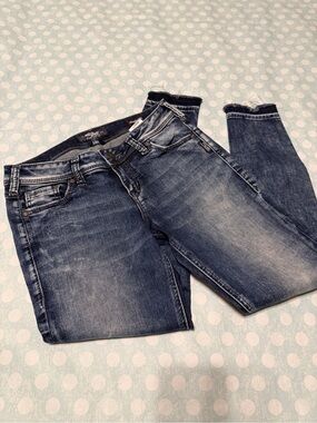 Silver Jeans Women's Skinny Jeans - Washed Blue